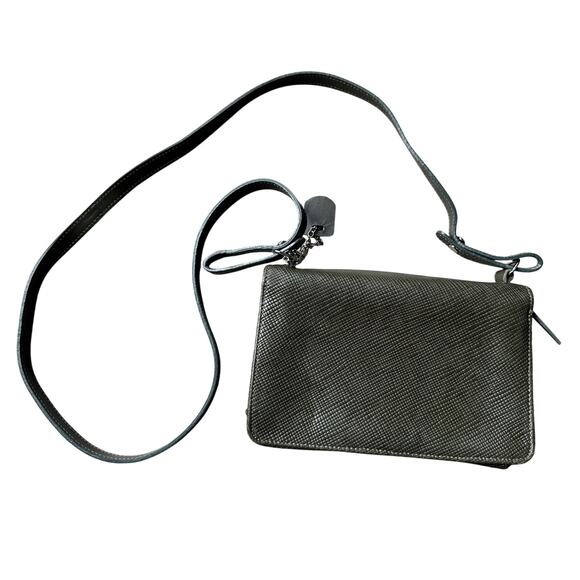 Longchamp Compact Pebbled Leather Crossbody Bag - Picture 2 of 16